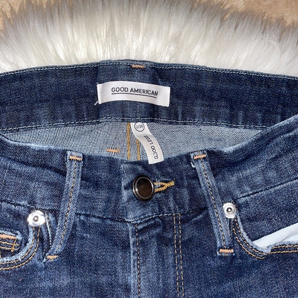 Good American Good Legs Distressed Jeans - Picture 3 of 6